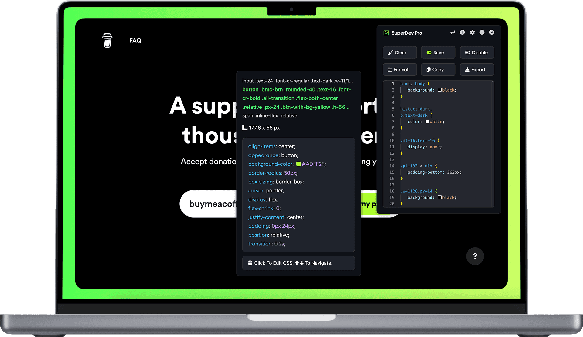 SuperDev Pro Mockup